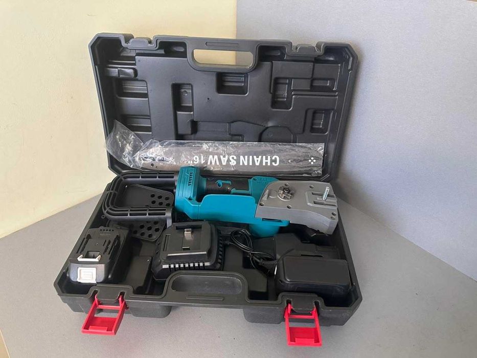 Пилка цепная аккумуляторная 40см / 16".  2 аккумулятора. Бесщеточная