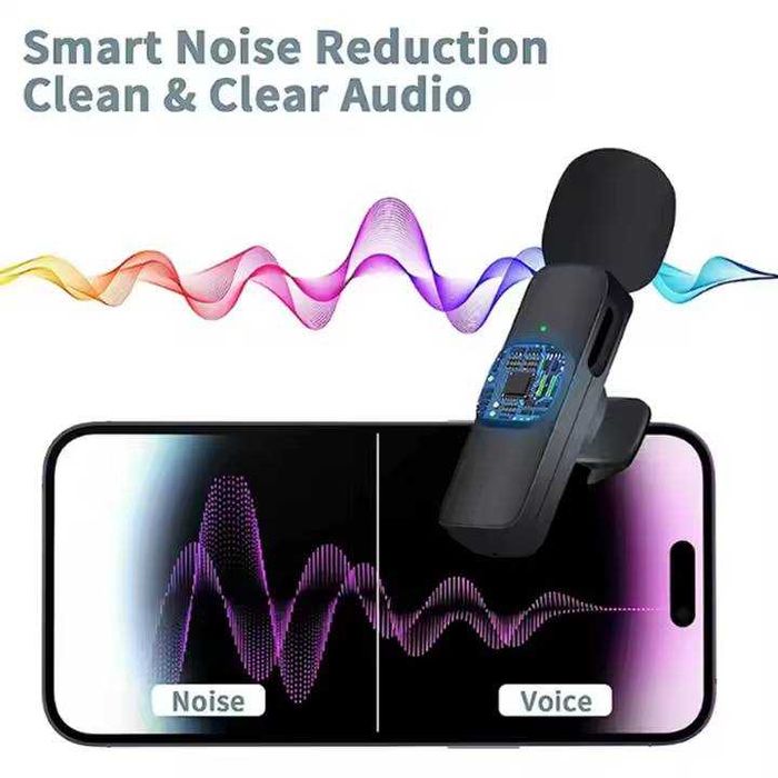 K9 Dual Wireless Lavalier Microphone, Brand New in Box64284873339778123