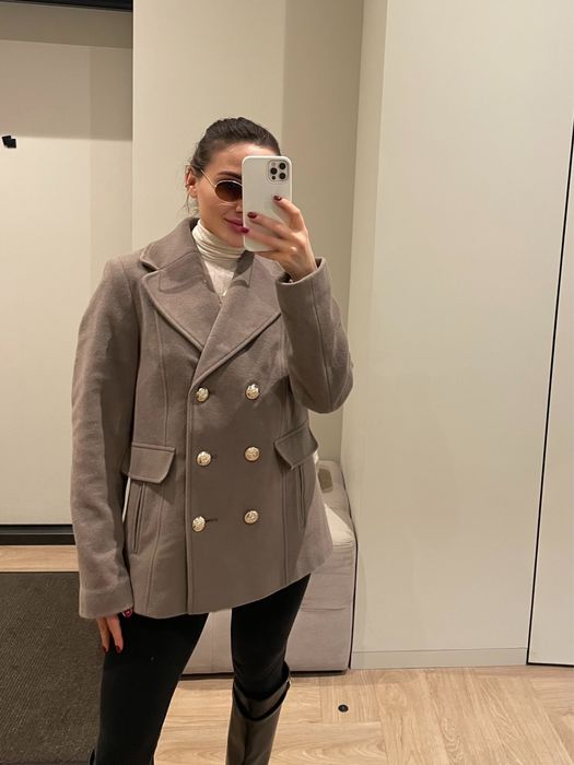 Брендове пальто жакет вовна кашемір xs-m стиль old money