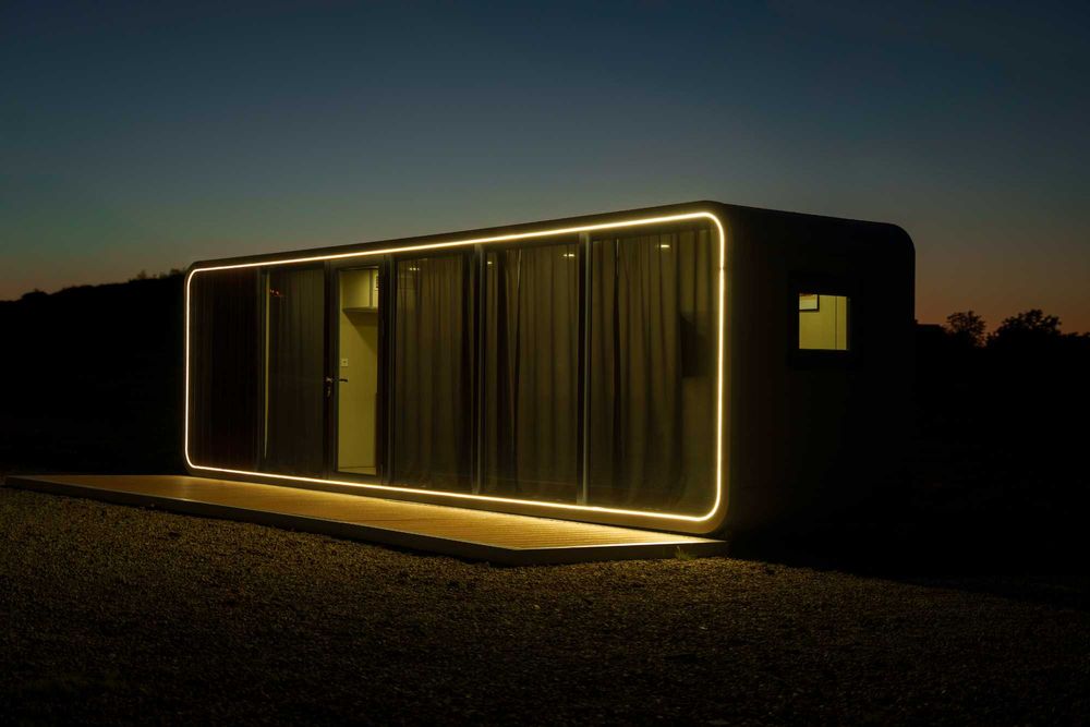 Nowoczesny gotowy domek mobilny, kontenerowy, modułowy,letniskowy.