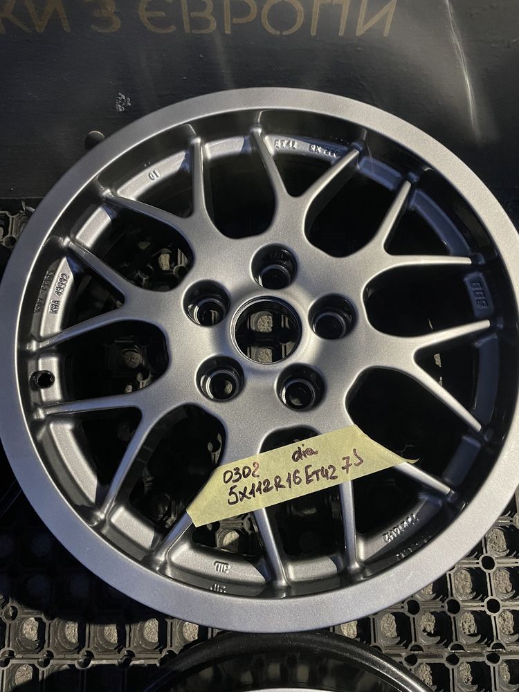 Оригінальні диски BBS 5/112 r16