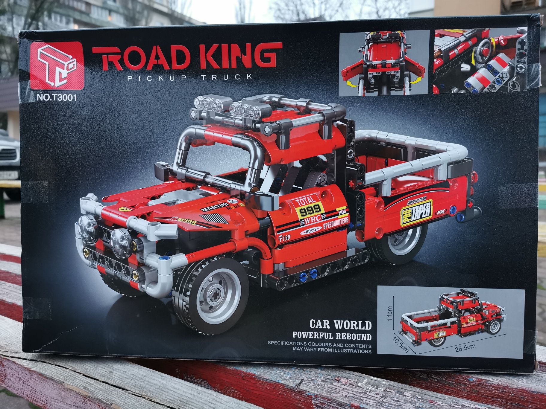 Конструктор для мальчика автомобиль типа Лего  пикап Road King