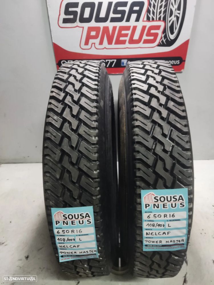 2 pneus 6.50-16c nelcaf - oferta da entrega