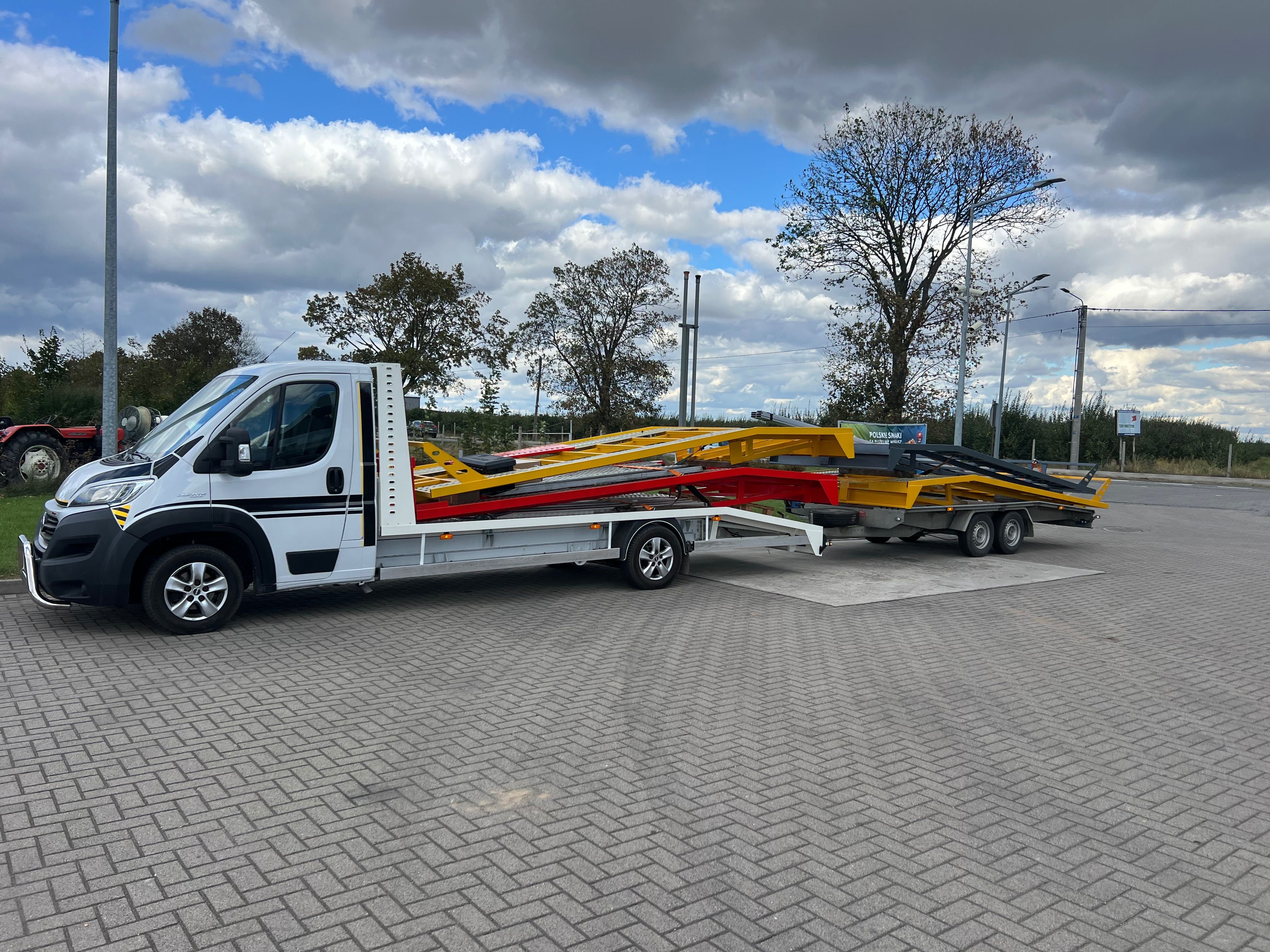 Ducato Boxer Master Sprinter Najazd Zabudowa Platforma  laweta ocynk