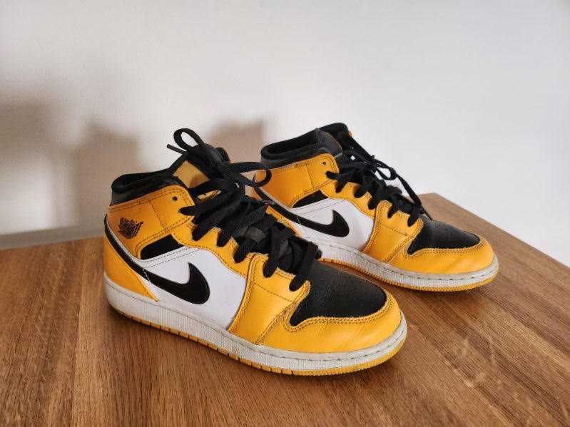 Buty AIR JORDAN 1 MID (GS) Taxi /Black-White