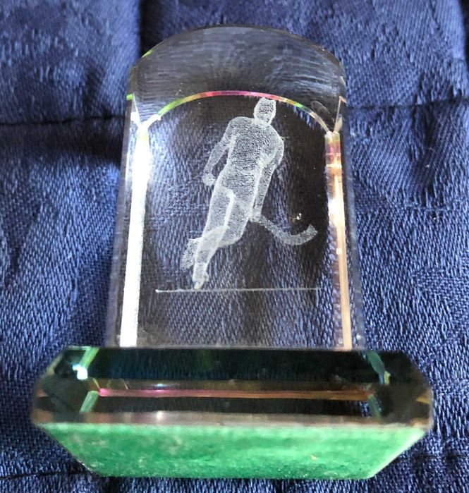 Statuetki laserowe 3D Statua Wolności hokeista szkło-kryształ