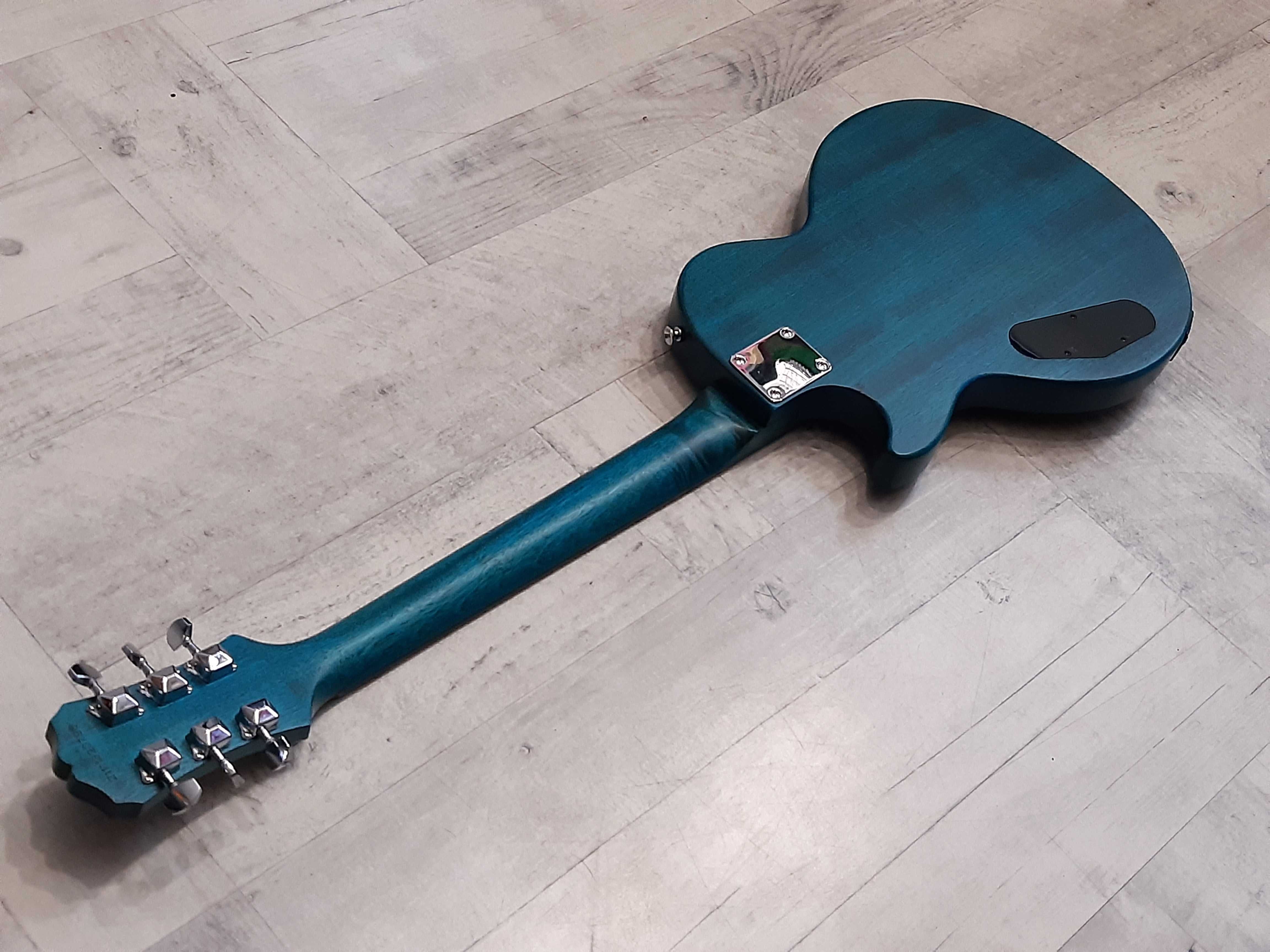 Gitara Epiphone Les Paul Turquoise Open Pore Matt-wysyłka Free-zamiana