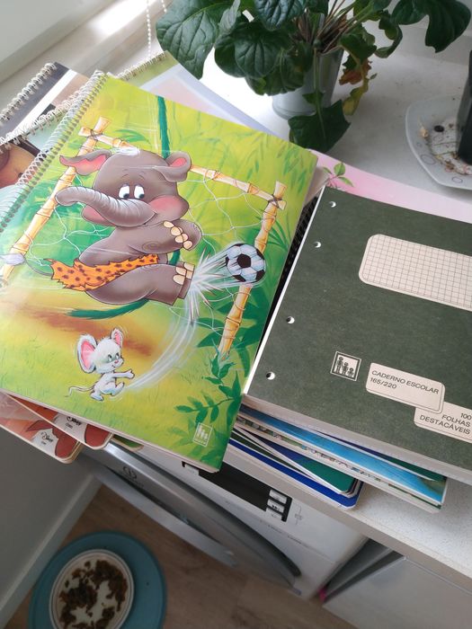 Caderno escolar vintage