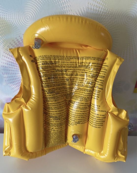 Детский надувной жилет "Pool School" - Intex (3-6 лет) в ОТЛИЧНОМ с-ии