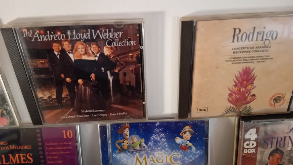 Conjunto de CD's originais- Musicais e outros