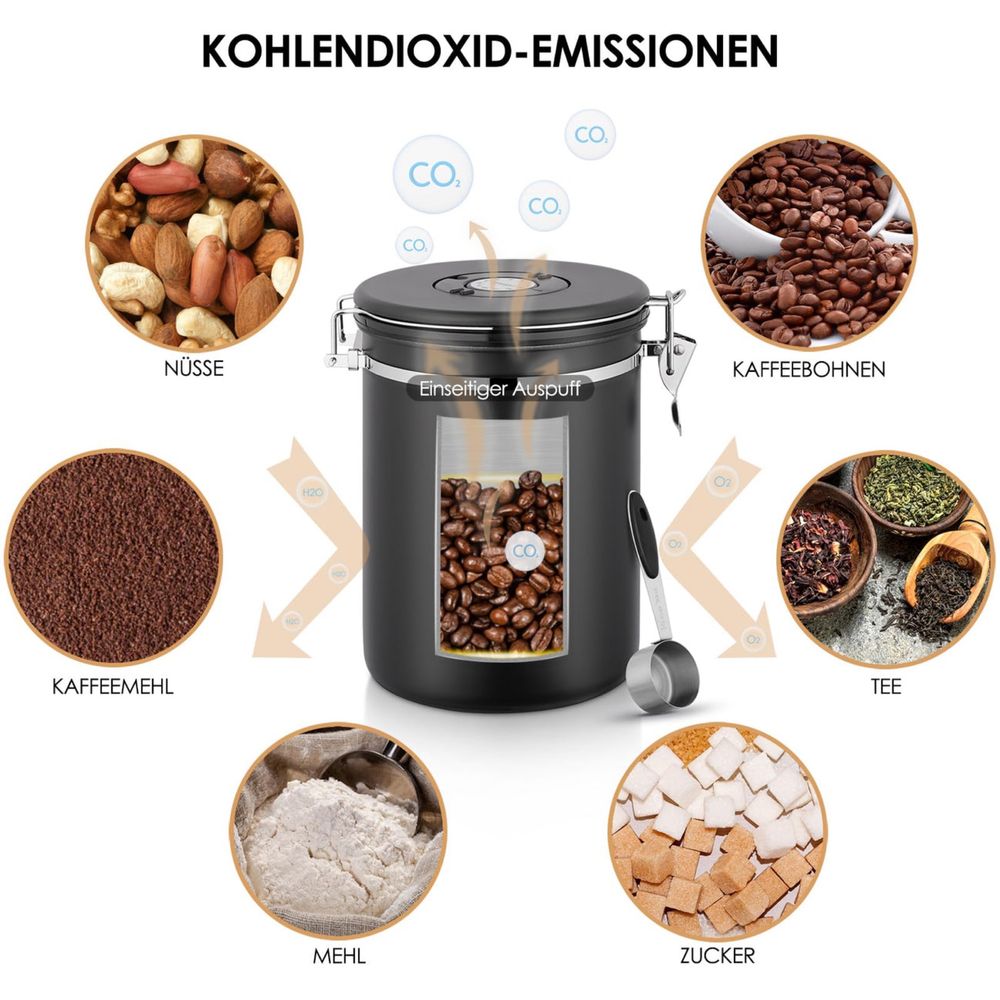 Puszka na kawę hermetyczna, 2,8 l