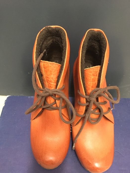 Buty zimowe skorzane