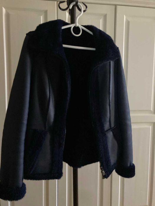 Жіноча куртка шкіра на овчині розмір XS/S
