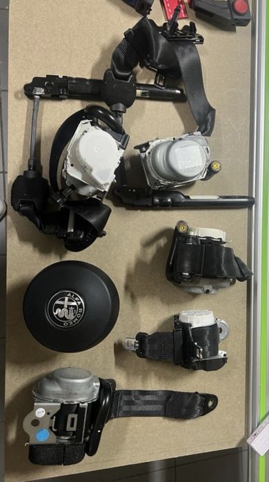 Conjuntos airbags e pretensores alfa romeo giulia