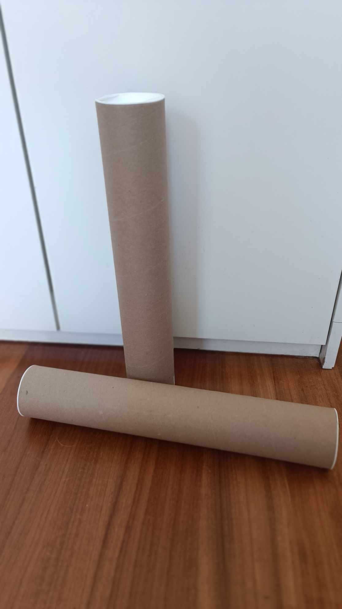 Tubos de cartão para documentos, mapas, plantas, cartazes, posters...