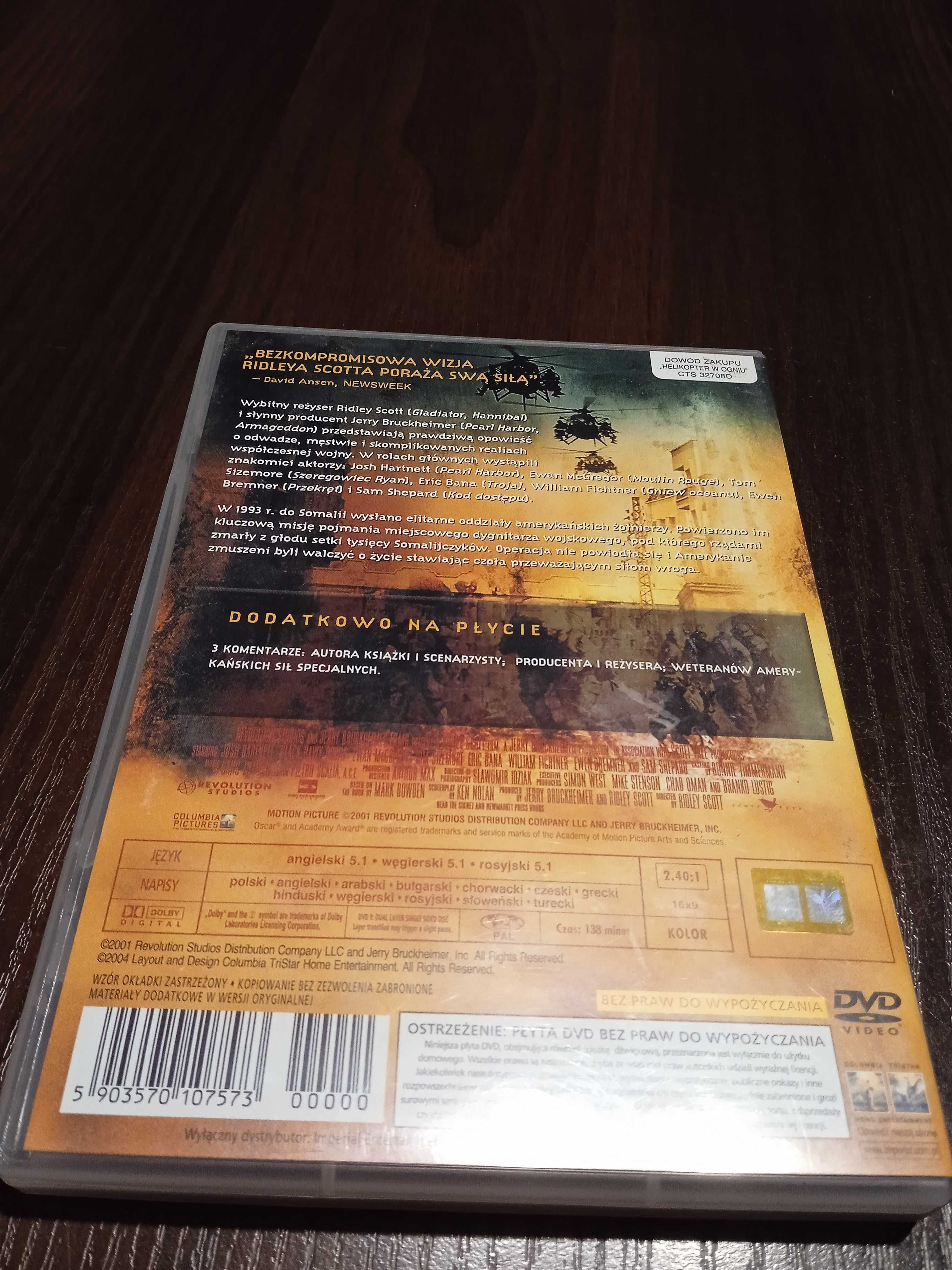 Gladiator/Robin Hood/ Helikopter w Ogniu komplet na DVD