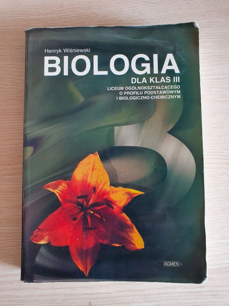 Biologia dla klas III LO Henryk Wiśniewski
