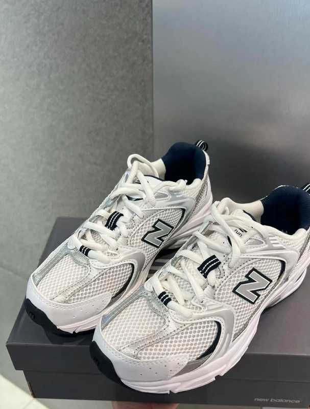 New Balance530_White Sneakersy Damskie_Moda Modne 36