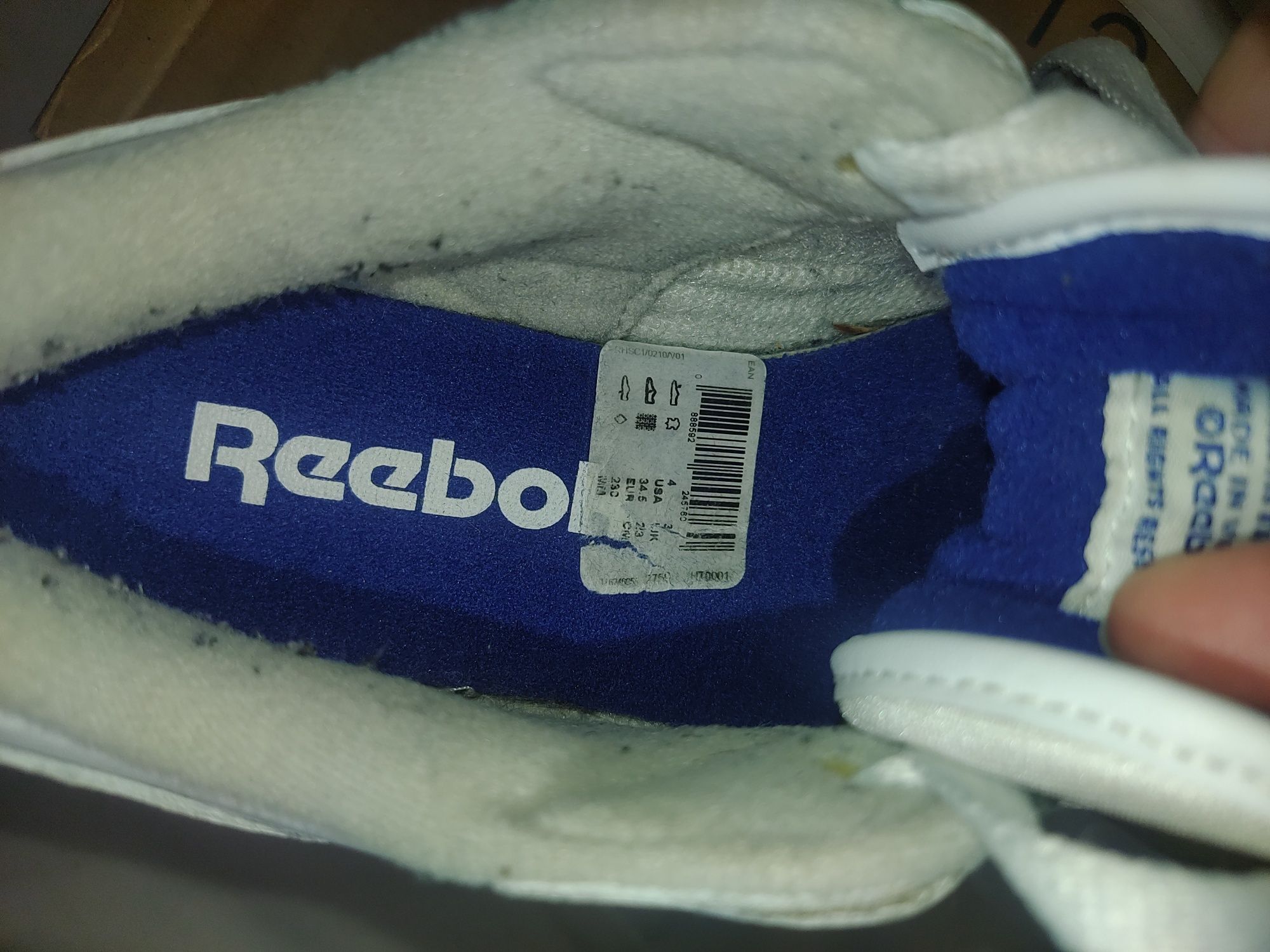 Reebok classic workout brancas tam 36