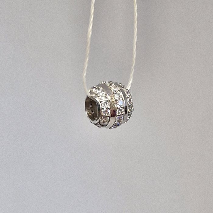 Підвіска - шарм з білого золота. Новий. Бренд Sova.