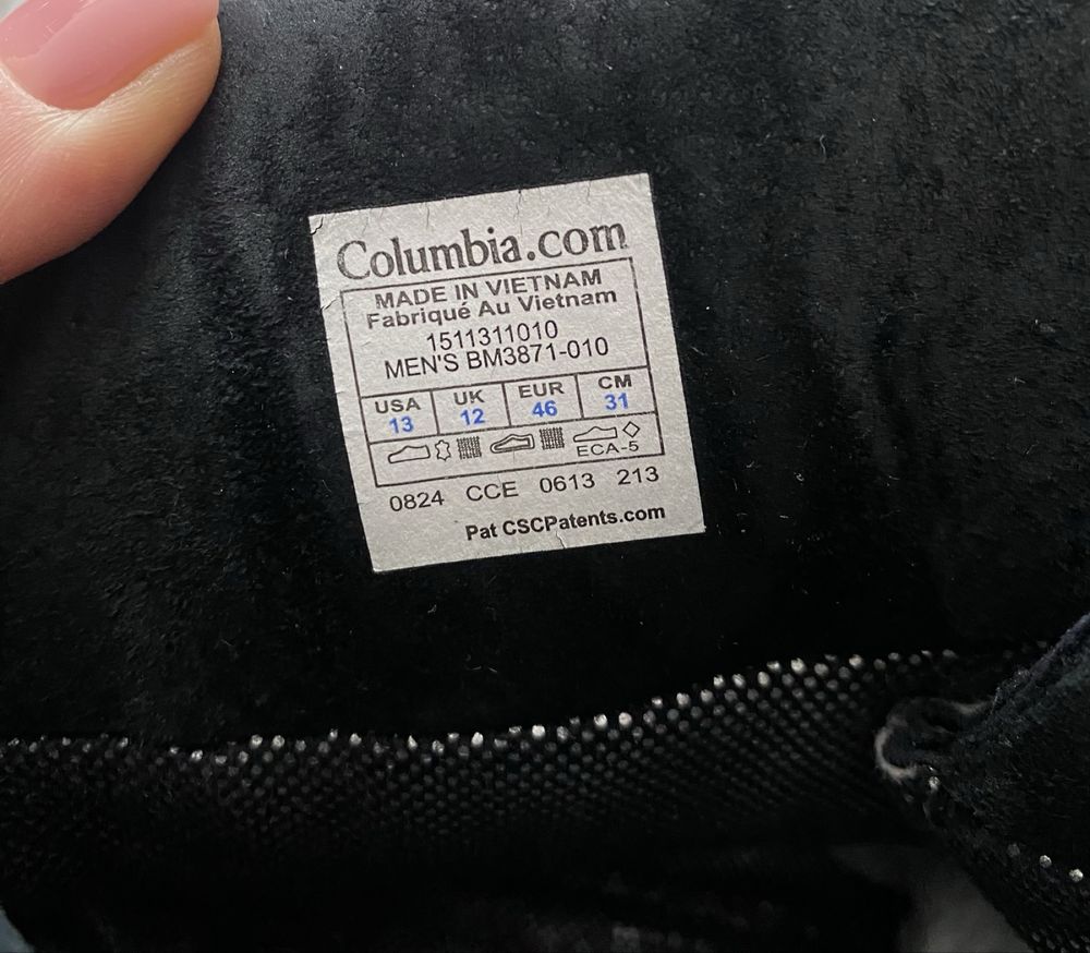 Продам зимние ботинки Columbia Omni-Heat 13 USA