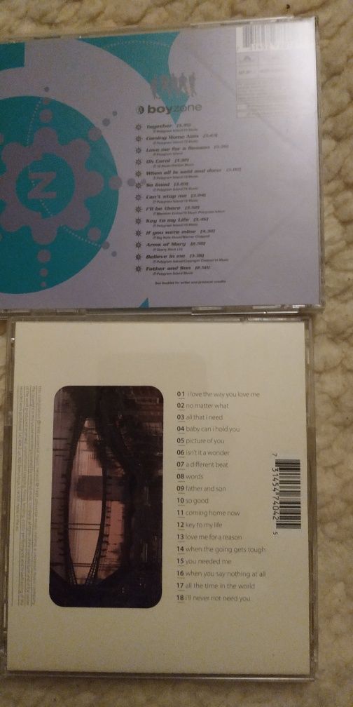 2 płyty CD Boyzone said and done/by request za obie