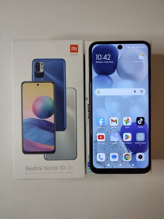 Xiaomi redmi note 10 5G, 4/128Gb, NFC