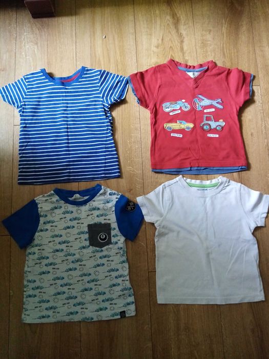 Zestaw 10 szt, bluzka, koszulka,  coccodrillo, f&f, h&m i inne,