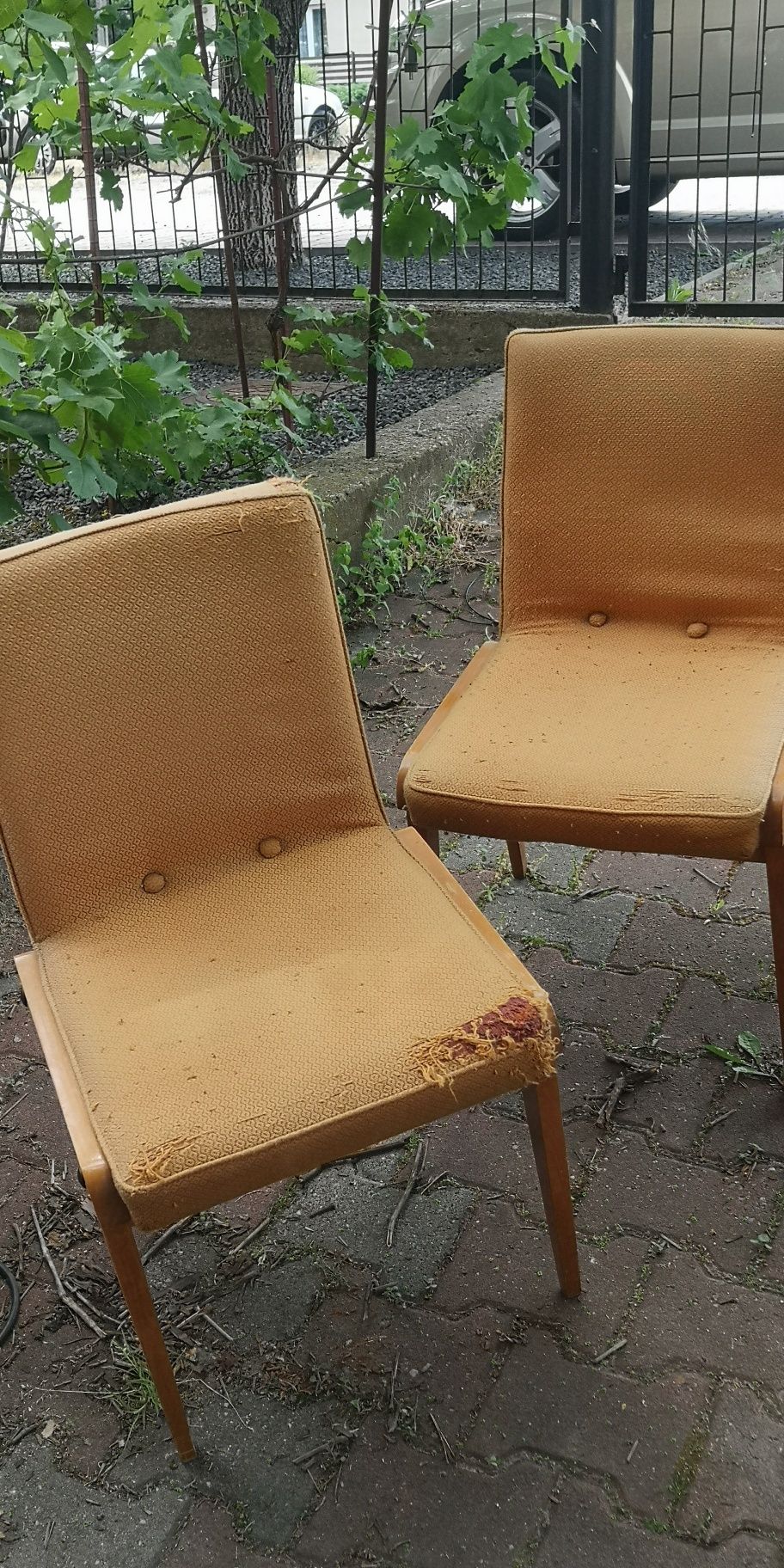 Krzesła 4 sztuki PRL Trzebnickie Zakłady Drzewne