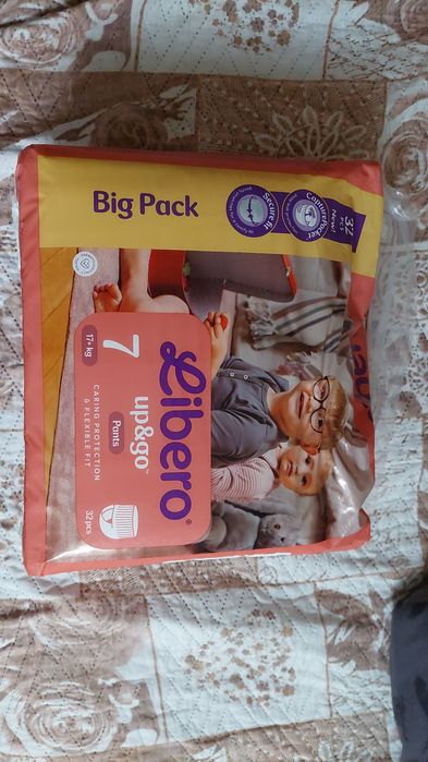 Памперси трусики Libero 32 шт упаковка 7 розмір