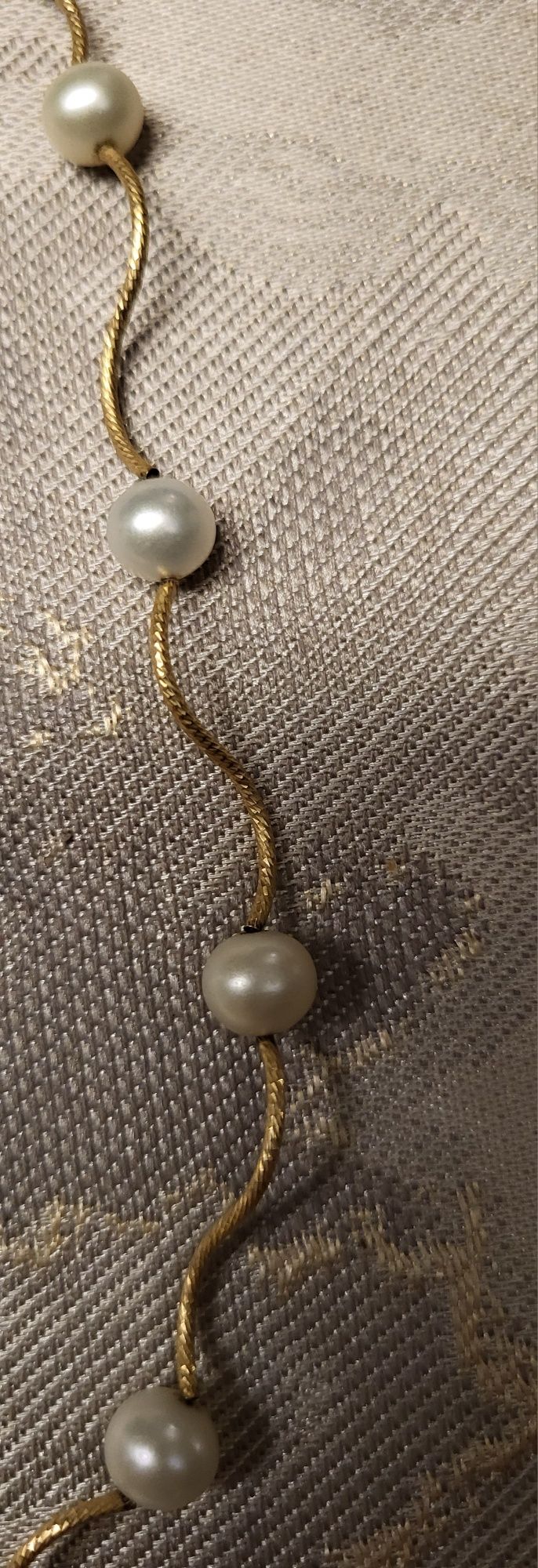 Naszyjnik kolia z perłami 585 Yes