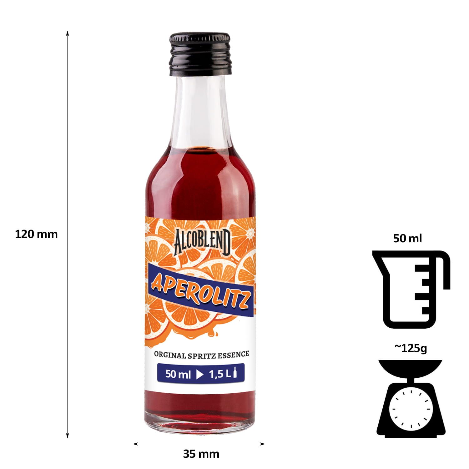 Zaprawka - esencja do alkoholu ALCOBLEND  - Aperolitz - 50 ml na 1,5 l