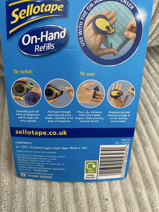 Extra mocna taśma klejąca Sellotape On-Hand