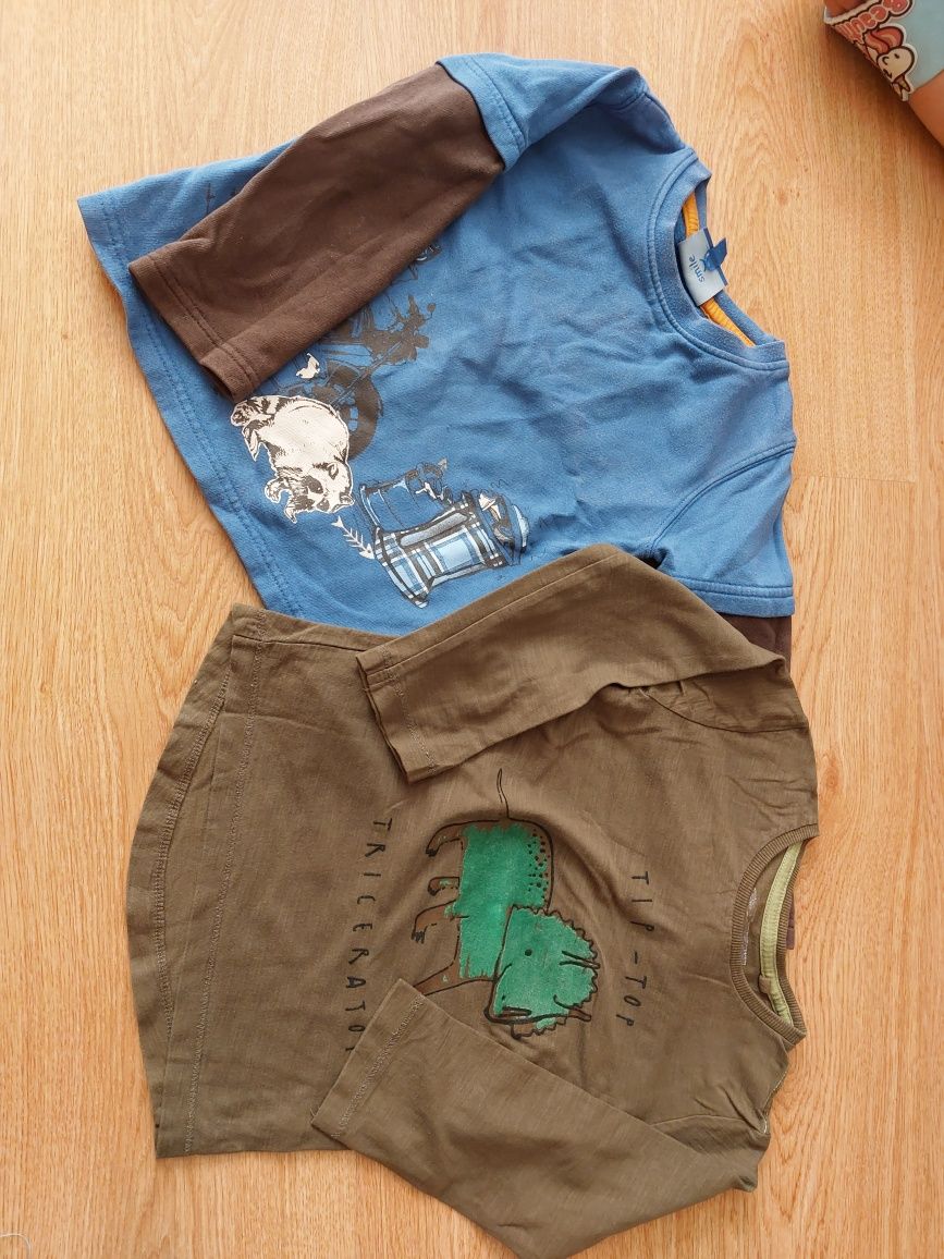 Bluzki, koszulki z długim rękawem dla chłopca rozmiar 98