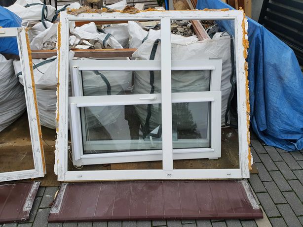 Okno z parapetem zew. aluminiowym