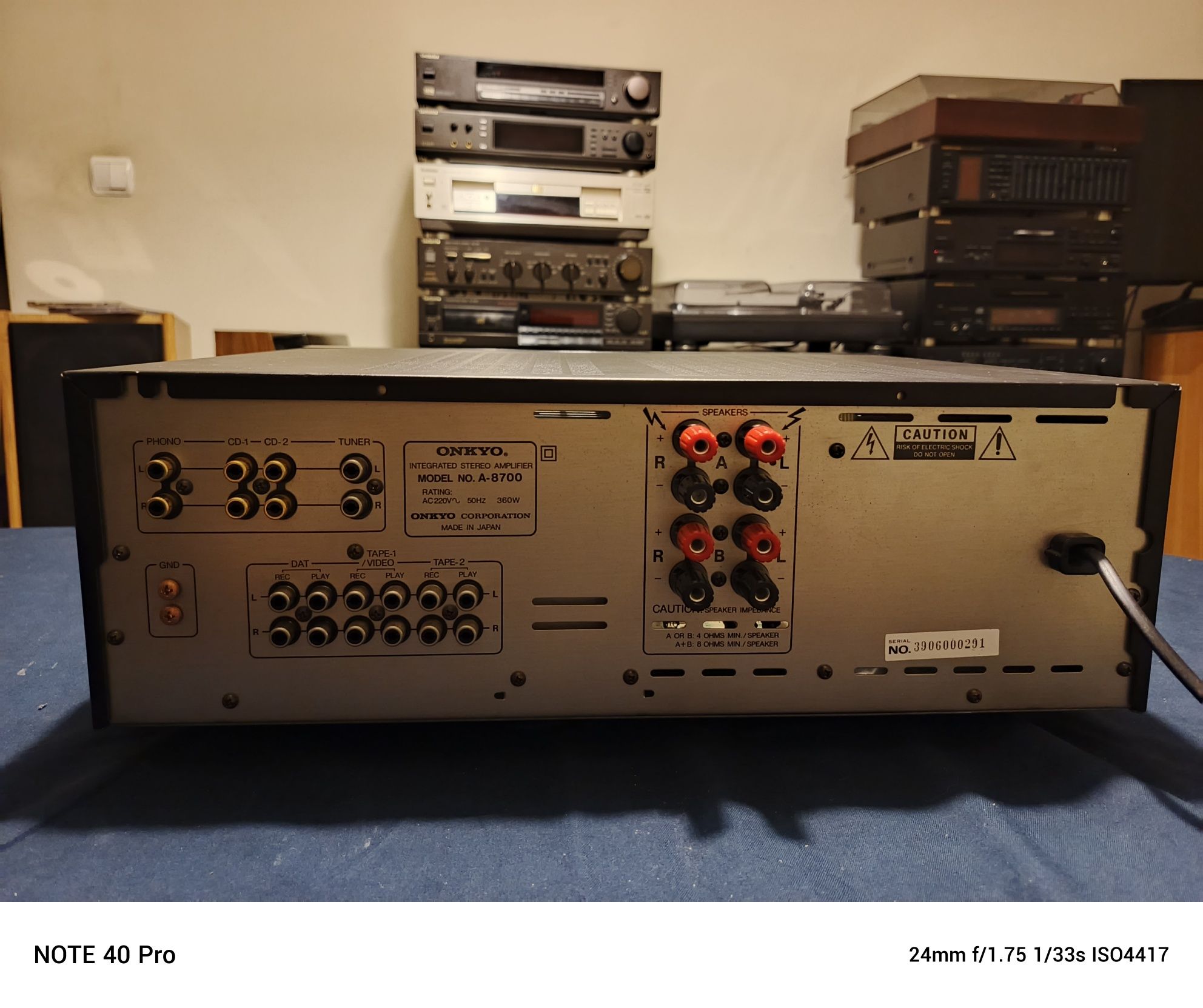 Onkyo integra wzmacniacz.