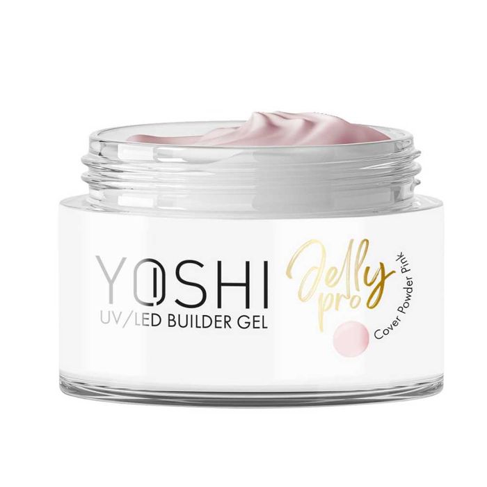 Yoshi Żel budujący Jelly Pro Cover Powder Pink pudrowy róż 50ml