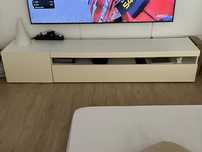 Movel de televisao branco