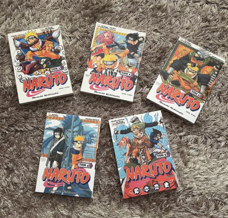 Mangi manga Naruto 1,2,3,4,5