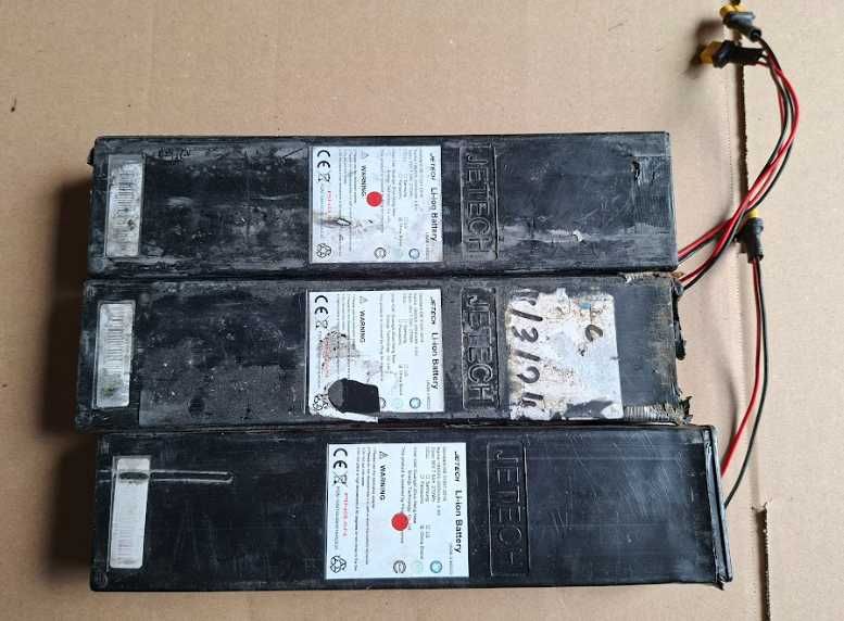 Bateria do hulajnogi elektrycznej Jetech 36v 7,5Ah 3szt