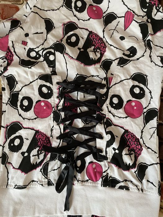 Кофта Эмо killing panda y2k зипка