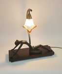Lampa Tiger Lily retro vintage space age mid century PRL