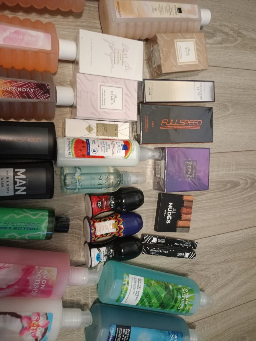 Kosmetyki Avon perfumy żele balsamy