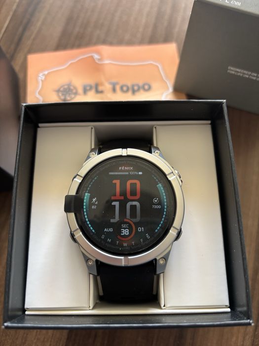 NOWY Garmin Fenix E, dodatkowo mapy pl topo