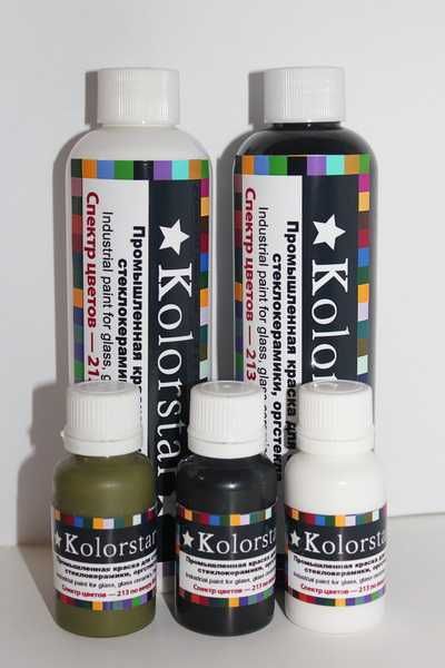 Якісна фарба для скла, склокераміки, оргскла