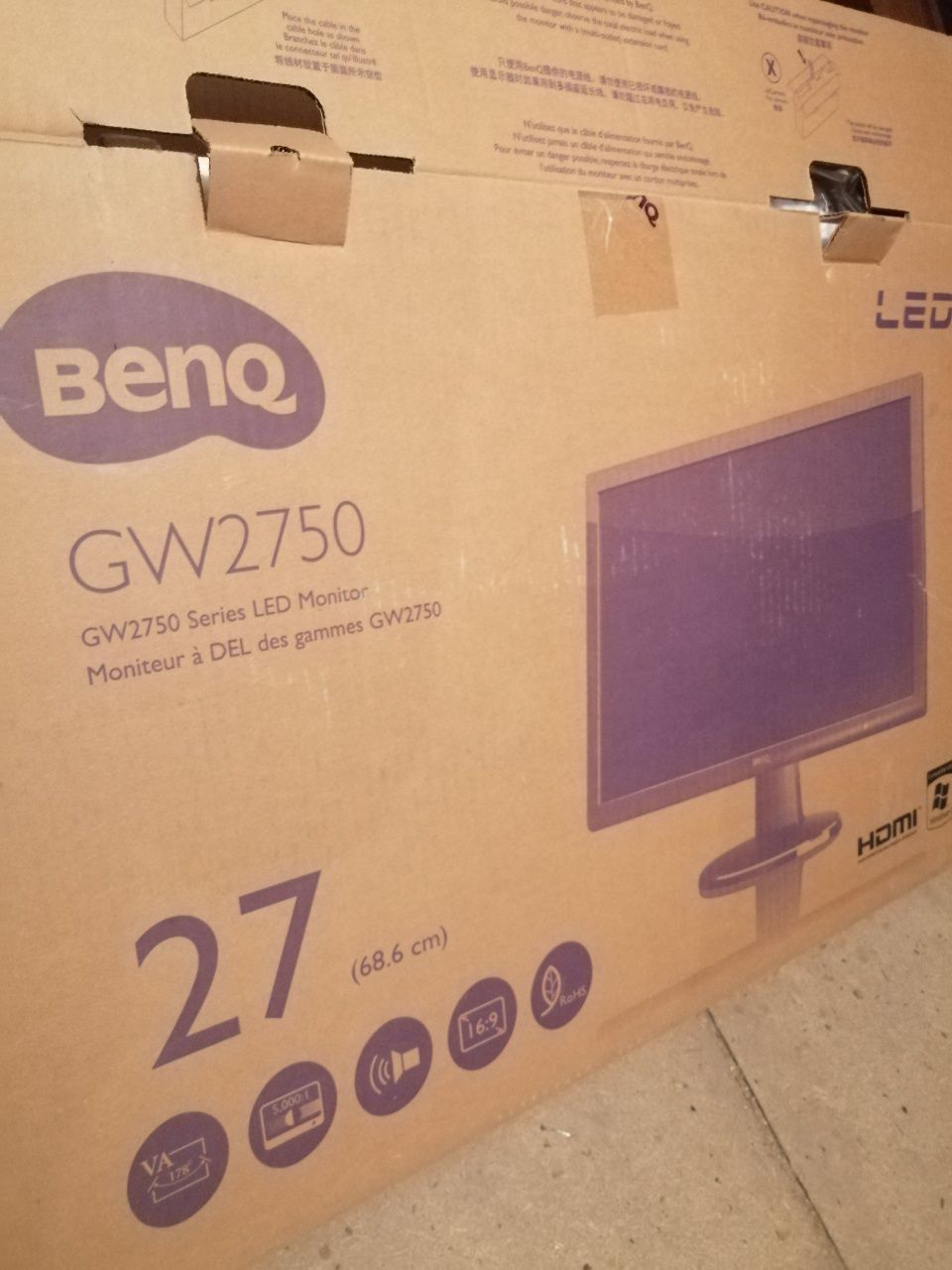 Monitor komputerowy Benq Gw2750 27"
