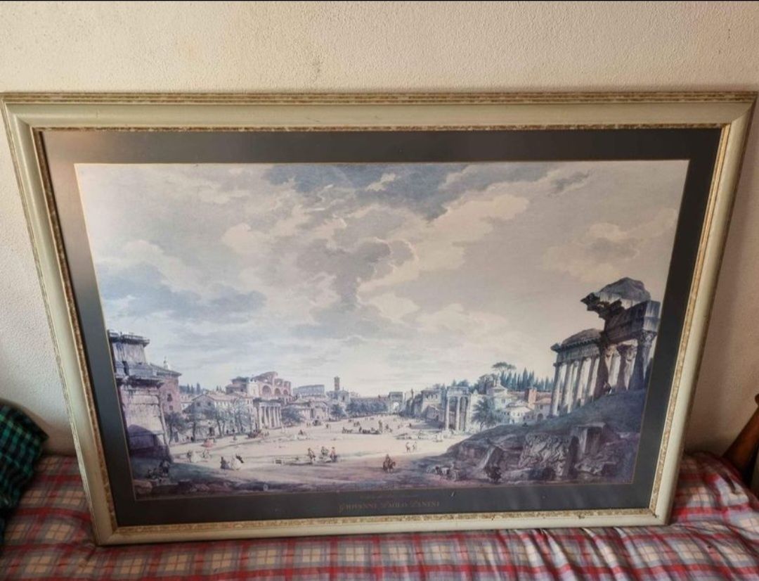 Quadro Antigo para Parede largura 108cm/ Altura 79cm