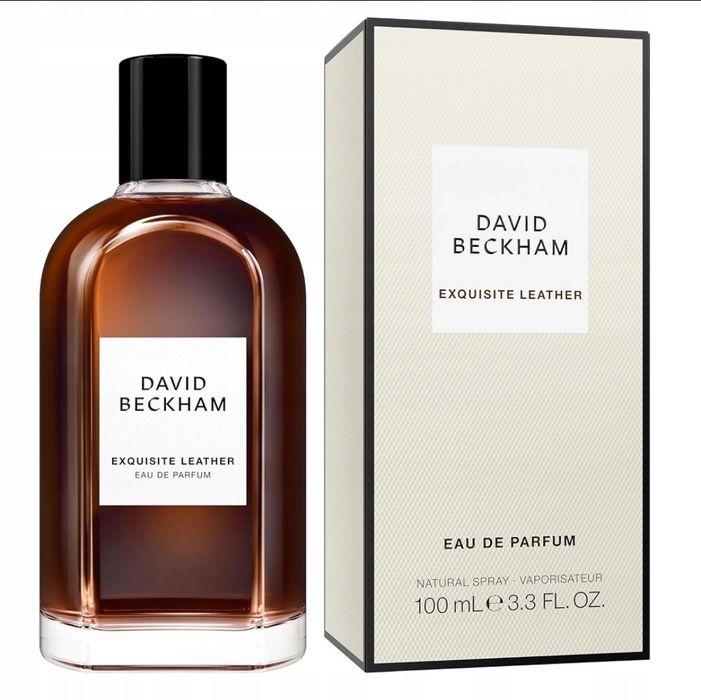 DAVID BECKHAM Exquisite Leather EDP Perfum dla Mężczyzn 100ML Nowy