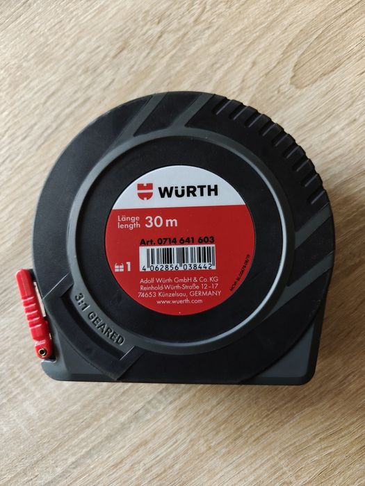 Taśma miernicza Wurth 30 m
