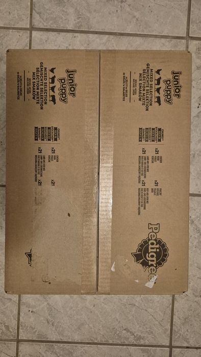 Pedigree junior 84 saszetki 100g mix